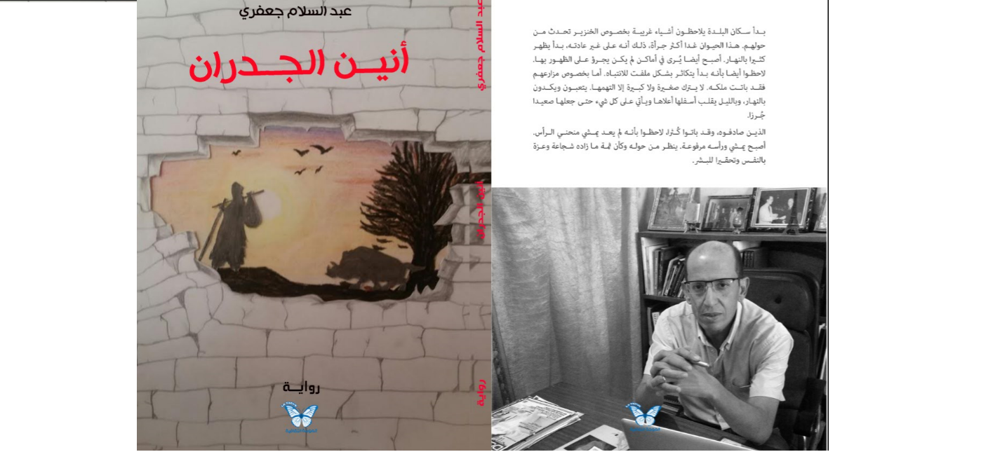 رواية أنين الجدران للروائي عبد السلام جعفري